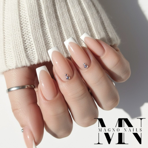 Preview: Make Up mit feinem Gliltzer - Natural Nägel mit Glitter