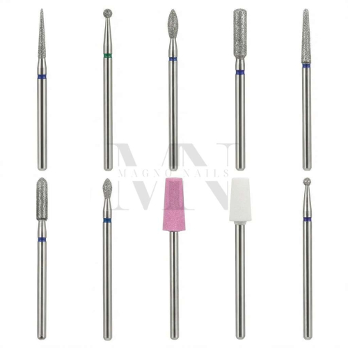 Maniküren-Bit-Set - Fräser Aufsatz 10-teilig