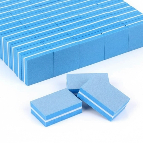 50 x Mini Buffer Profiqualität blau