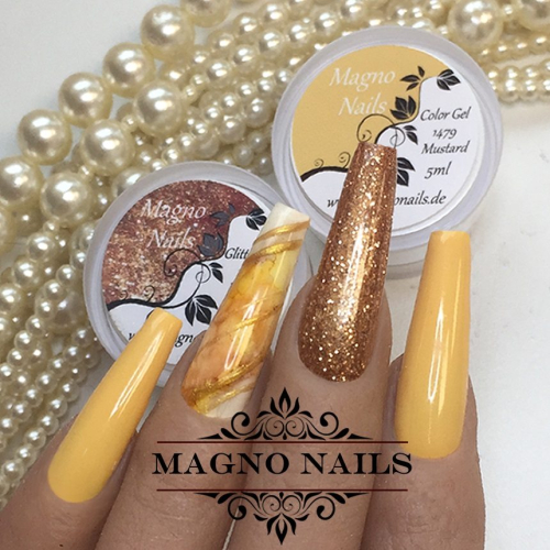 Preview: Nageldesign Ideen - Herbst Nägel - Marmor Nägel