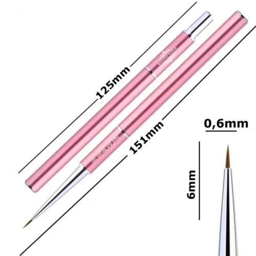 Designer Nail Art Pinsel - Nail Art Brush 00 Nageldesign Nägel Nail