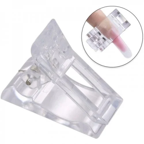 Clip Halter - Klemme für Fullcover Tips transparent