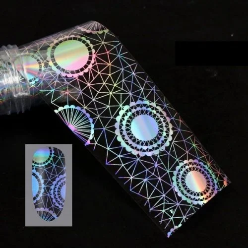 Nail Art Transfer Folie 1m - Nail Foil - Holographic Nailart Nails Nägel Schmuck TransferFolie Nagelfolie Nageldesign
