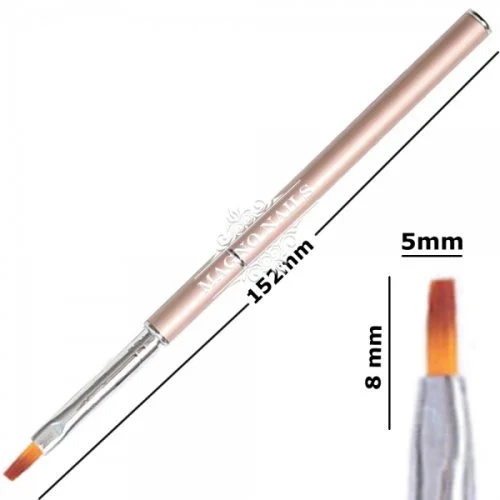 Designer Nail Art Pinsel - Beige Nageldesign Nägel Nail