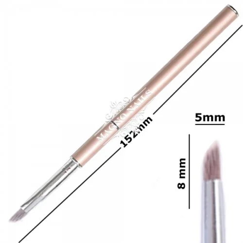 Designer Nail Art Pinsel - Beige Nageldesign Nägel Nail