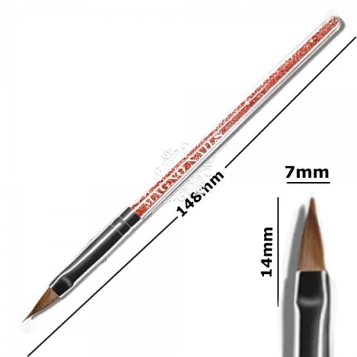 Nail Art Pinsel - Katzenzunge Nageldesign Modellage