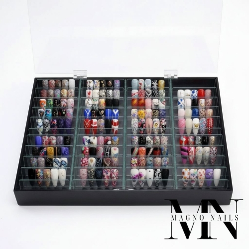 Nail Display Display - Box für 40 Designs schwarz