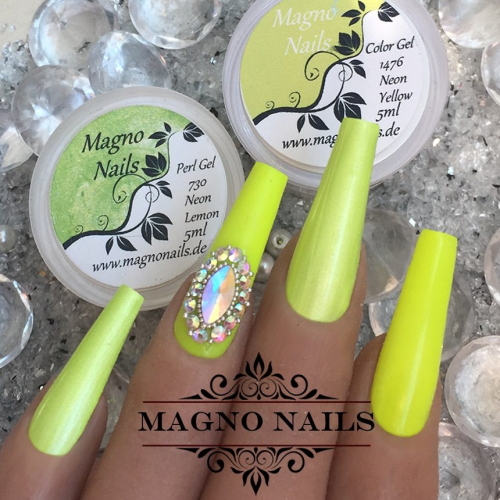 Preview: Neon Gelb Grün Sommernägel Nageldesign Ideen Sommer Nägel Sommer Nagelgel