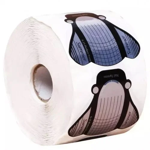 500 Summer Modellierschablonen silber Verlängerung Papier