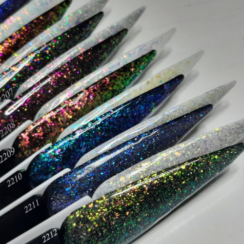 Preview: Mermaid Flackes Effekt Gel Lack