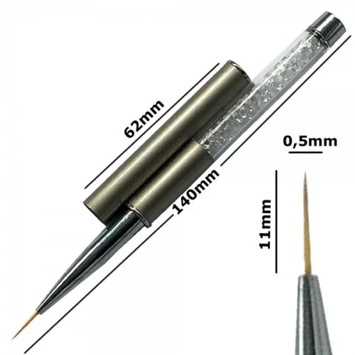 Designer Nail Art Pinsel Gr. 2 Nageldesign Nägel Nail