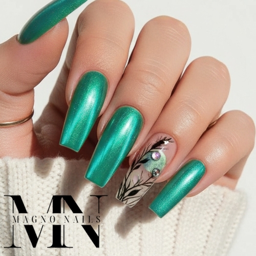 Preview: Platinium Cat Eye Gel grün - blau