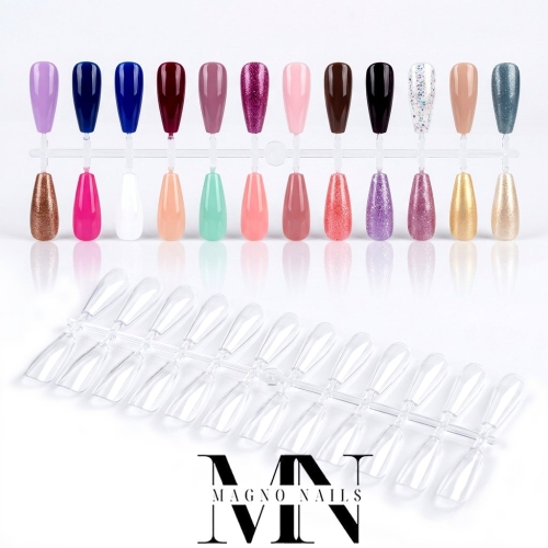 Präsentation Ballerina Tips mit 240 Tips klar Nageldesign Nägel Werkzeuge Nails Nagelstudio