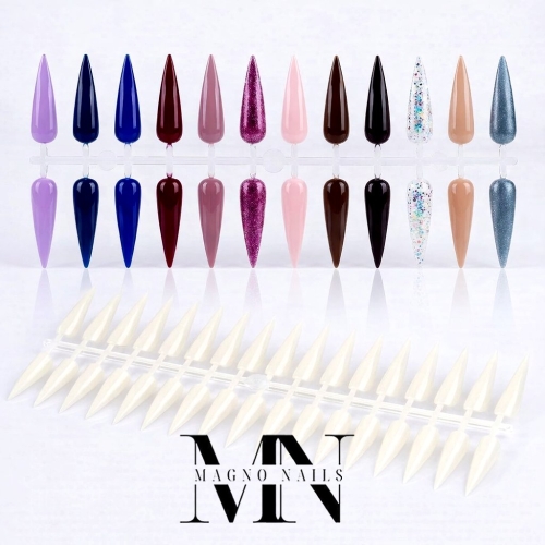Präsentation Stiletto Tips mit 240 Tips Natur