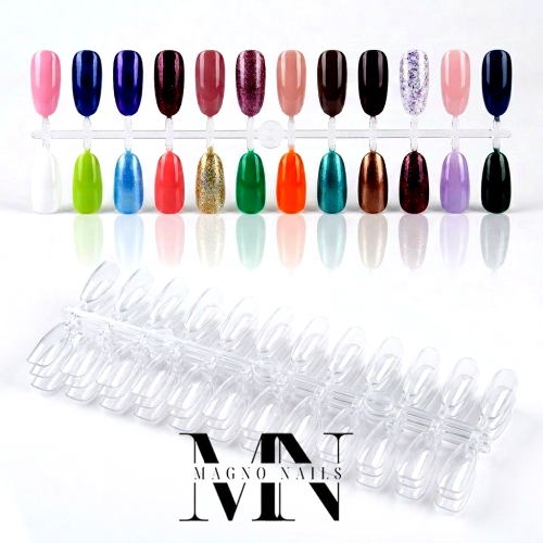 Präsentation Tips rund mit 240 Tips Klar Nageldesign Nägel Nails Nagelstudio