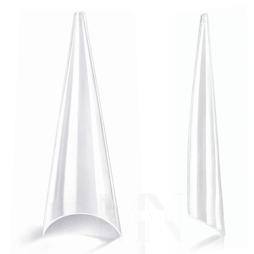 500 x Stiletto Tips klar in einem Nachfüllbeutel