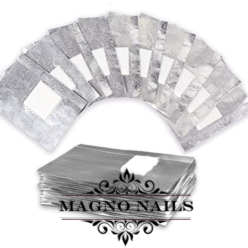 Aluminium Folie - Nagellackentferner Soak Off Remover - 100 Pads