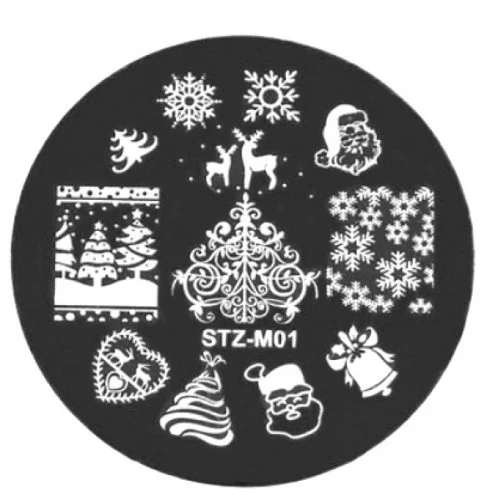 Nail Art Stamping Schablone - STZ-N02- STZ-N02