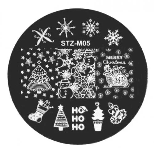 Nail Art Stamping Schablone - STZ-N02- STZ-N02