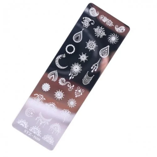 Nail Art Stamping Schablone - STZ-N02- STZ-N02