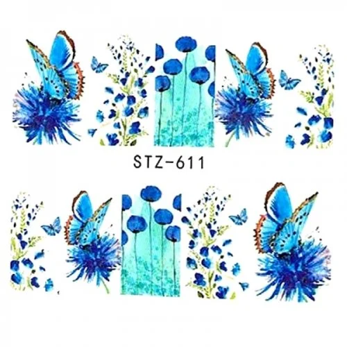 2D Nail Art One Stoke Sticker