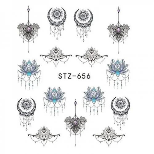 2D Nail Art One Stoke Sticker