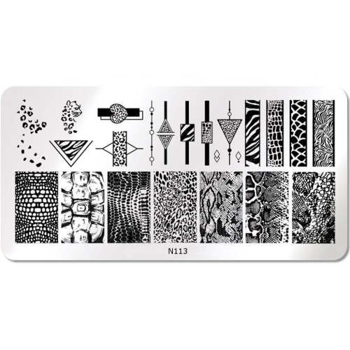 Nail Art Stamping Schablone - STZ-N02- STZ-N02