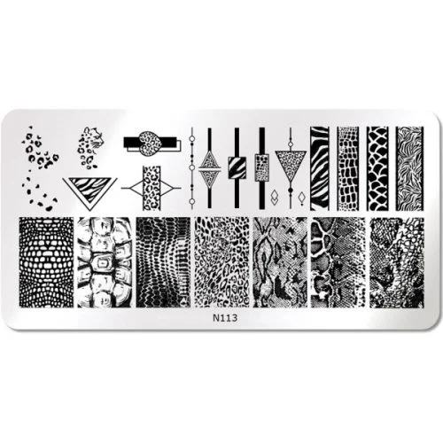 Nail Art Stamping Schablone - STZ-N02- STZ-N02