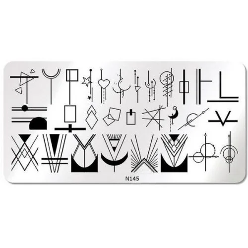 Nail Art Stamping Schablone - STZ-N02- STZ-N02