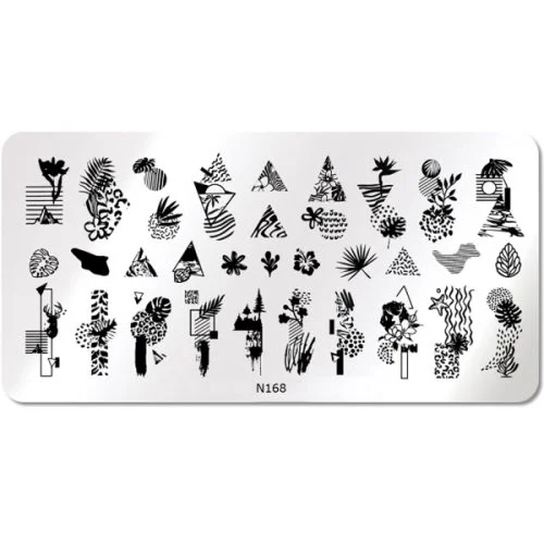 Nail Art Stamping Schablone - STZ-N02- STZ-N02