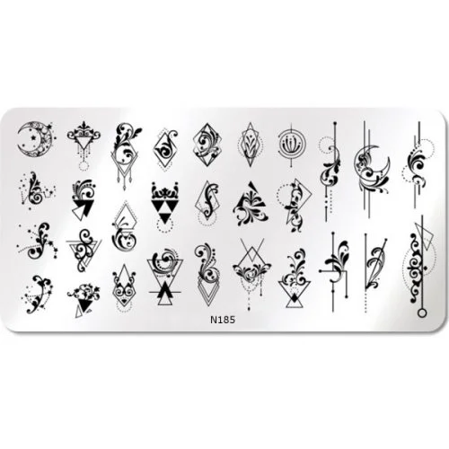 Nail Art Stamping Schablone - STZ-N02- STZ-N02