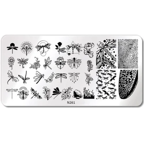 Nail Art Stamping Schablone - STZ-N02- STZ-N02