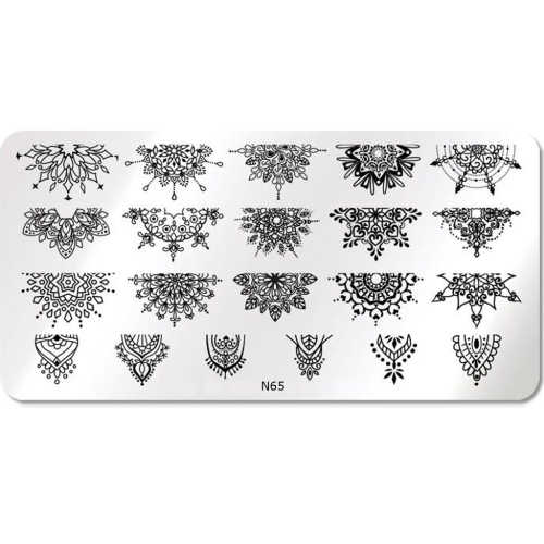 Nail Art Stamping Schablone - STZ-N02- STZ-N02
