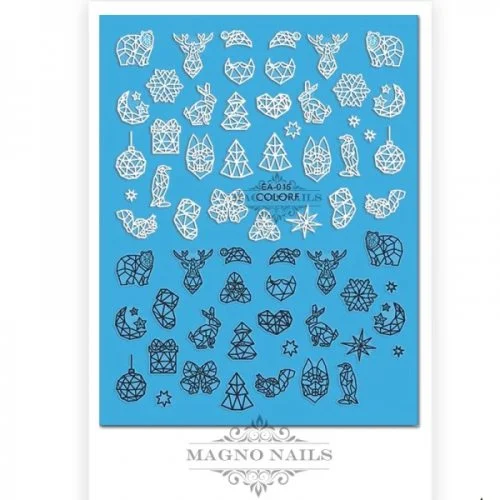 3D Design Nail Sticker - 3D Wraps Selbstklebende Nagelaufkleber Nagelsticker