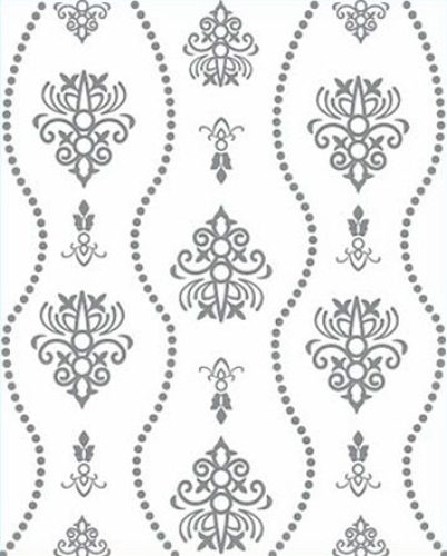3D Metallic Nail Sticker  - silber Seblstklebende Aufkleber Nagelsticker Nagelaufkleber Ornamente