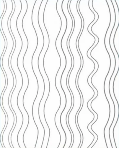 3D Metallic Nail Sticker - silber Seblstklebende Aufkleber Nagelsticker Nagelaufkleber