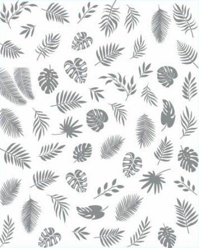 3D Metallic Nail Sticker  - silber Seblstklebende Aufkleber Nagelsticker Nagelaufkleber
