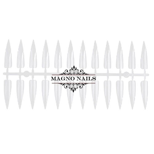 Preview: Präsentation Stiletto Tips mit 240 Tips klar Nageldesign Nägel Nails Nagelstudio