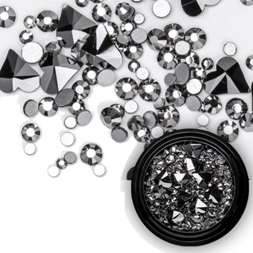 Mix - Nail Art - Strasssteine Set - black Nail Nagelstudio Nägel Nailart Nail art