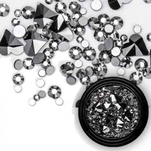 Mix - Nail Art - Strasssteine Set - black Nail Nagelstudio Nägel Nailart Nail art