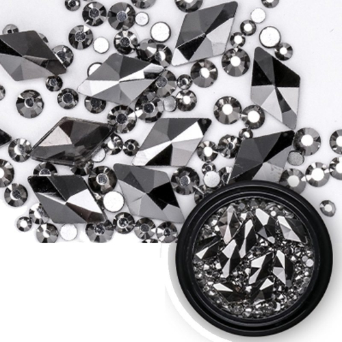 Mix - Nail Art - Strasssteine Set - black Nail Nagelstudio Nägel Nailart Nail art