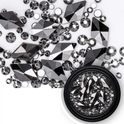 Mix - Nail Art - Strasssteine Set - black Nail Nagelstudio Nägel Nailart Nail art