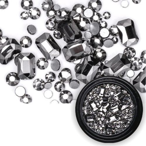 Mix - Nail Art - Strasssteine Set - black Nail Nagelstudio Nägel Nailart Nail art