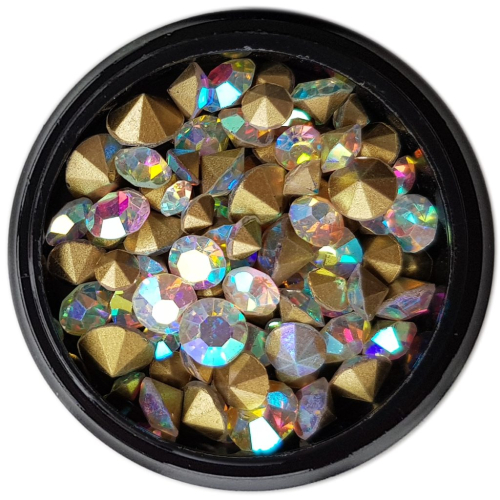 Mix - Nail Art - Strasssteine Set - Crystal AB Nail Nagelstudio Nägel Nailart Nail art