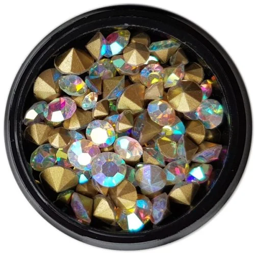 Mix - Nail Art - Strasssteine Set - Crystal AB Nail Nagelstudio Nägel Nailart Nail art