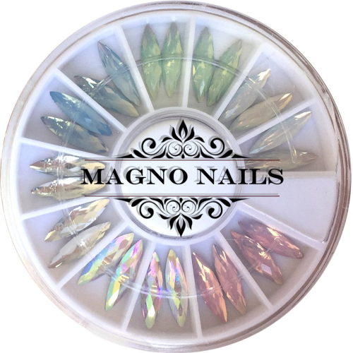 3D - Einlegemotive - Cat Eye Strasssteine - Overlays  Nail Art Nailart Schmuck