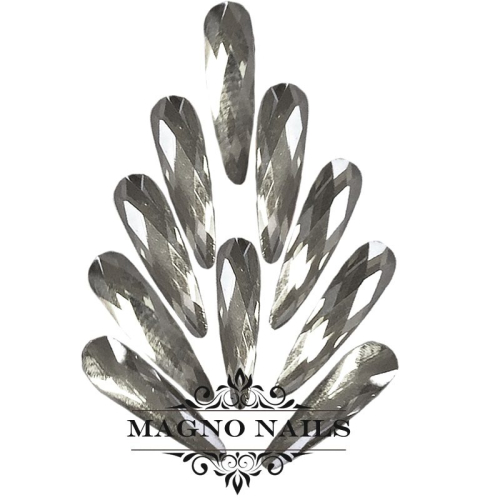 Overlay -  Glas Strasssteine - Tropfen 3 x 10mm - Crystal Nail Art Nails Nagel Nögel Nailart