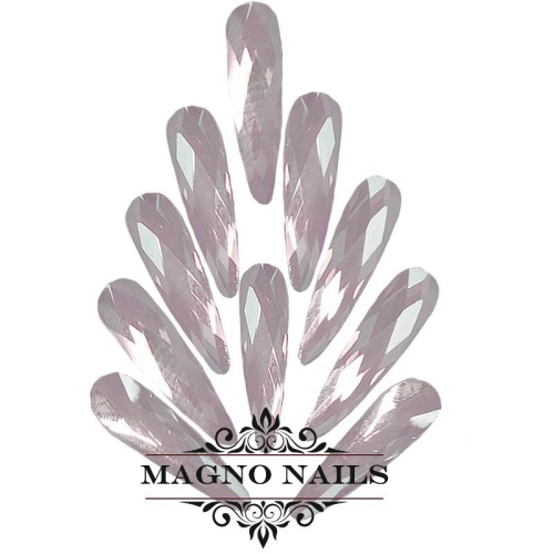 Overlay -  Glas Strasssteine - Tropfen 3 x 10mm - zartrosa Nageldesign Nägel Schmuck Nails 