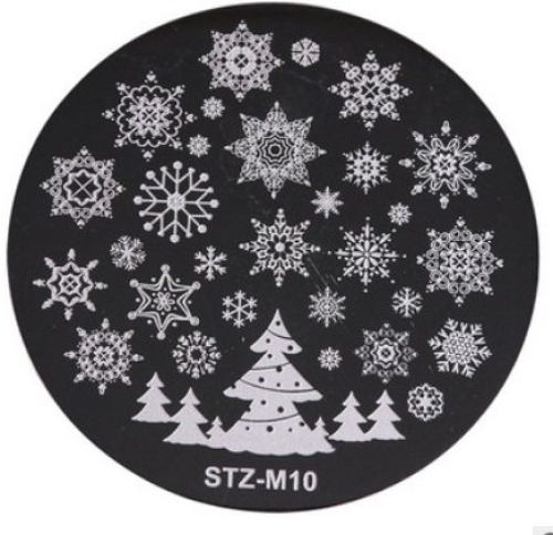 Nail Art Stamping Schablone - STZ-N02- STZ-N02