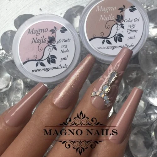 UV Gel - 1105 - 3D Paste Nude Farbgel Nägel Nagelgel Colorgel Nails beige